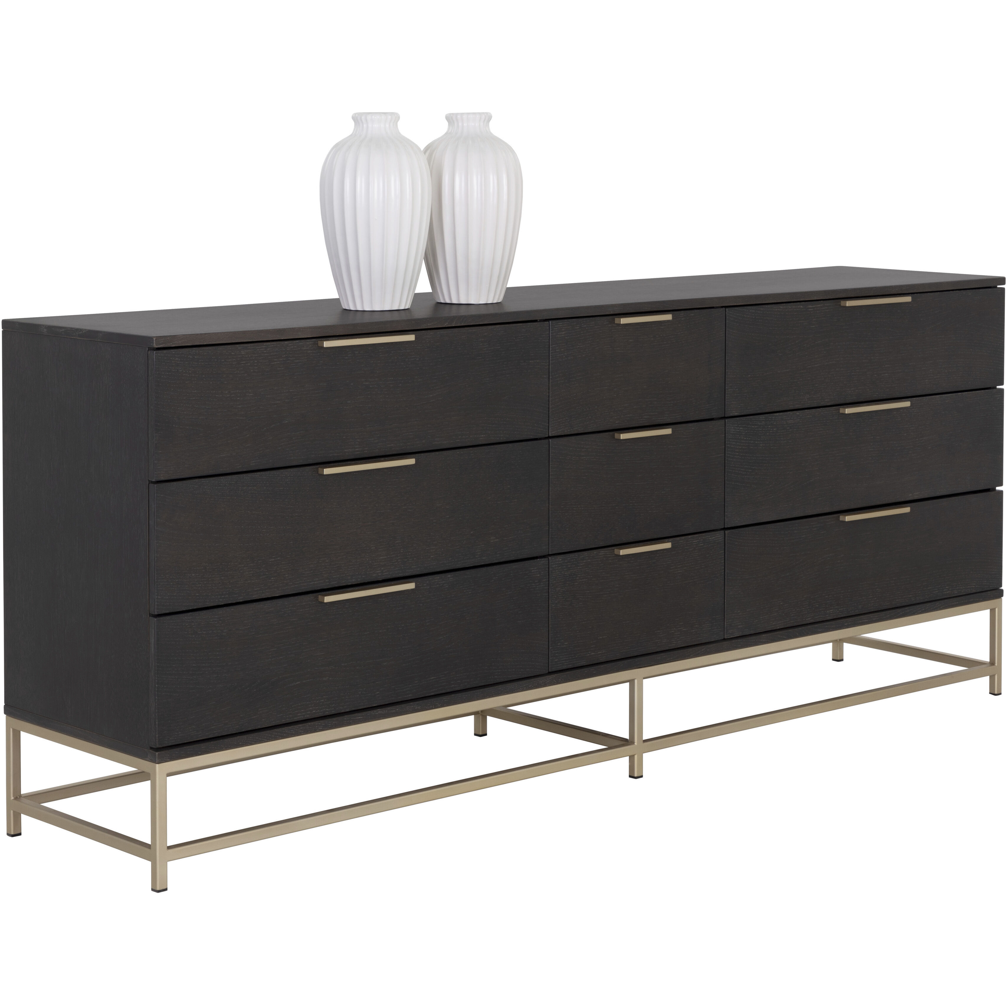 Rebel Gold / Charcoal Grey Dresser, Large